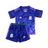 Fußballtrikots Argentinien Kinder FIFA WM 2022 Kurzarm Auswärts-trikot kaufen